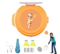 Kit d'entraînement de badminton, entraîneur de badminton pour un seul joueur | Entraîneur de badminton de rebond autodidacte, outil d'entraînement à la pratique de l'interaction parent-hi