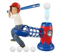 Kit D'entraînement De Baseball Pour Jeunes - Batte Rétractable Et Machine À Piquer Avec Télécommande | Convient Pour 5 Balles De Baseball Matériau ABS | Lanceur De Baseball - Jeu D'Exercice