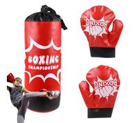 Kit d'entraînement de boxe pour : sac de frappe avec sac de vitesse, casque et gants | Sac de frappe pour avec support réglable en hauteur, équipement d'entraînement de sac de frappe