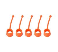 Kit d'entraînement de la main - 5 pièces de renforcement des doigts en silicone - Design compact - Entraînement des -bras, des doigts et du poignet - Équipement de fitness portable - Appareil de