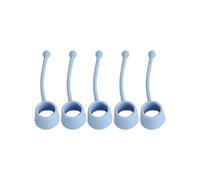 Kit d'entraînement de la main - 5 pièces de renforcement des doigts en silicone - Design compact - Entraînement des -bras, des doigts et du poignet - Équipement de fitness portable - Appareil de