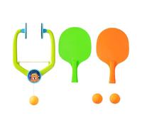 Kit d'entraînement de pingpong pratique à suspendre pour cadres de porte avec raquettes et balles, idéal pour une utilisation en intérieur et à la maison, kits de tennis de table suspendus