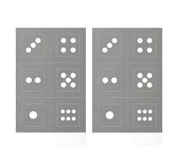Kit d'entraînement de soudage 24 pièces, coupons d'entraînement à la fabrication d'acier doux pour améliorer les compétences, 2 ensembles de feuilles pour construire des structures de cubes et de dés