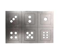 Kit d'entraînement de soudage dés - de soudage pour la pratique | Feuilles métalliques robustes en acier à faible teneur en carbone pour débutants pratiquant le soudage et les amateurs de jeux