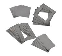 Kit d'entraînement de soudage - Pièces de test - Plaques de soudage carrées et rectangulaires pour le développement des compétences - 24 pièces