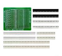 Kit d'entraînement de soudure électronique pour SMD 0805 0603 0402 avec LED rouges et résistances sur circuit imprimé vert pour le renforcement des compétences techniques
