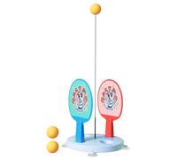 Kit D'entraînement De Tennis De Table | Kit D'entraînement avec Tige Élastique | Set De Raquettes Interactif pour Exercice Intérieur Extérieur | Multifonction École Bureau Maison Club Débutants