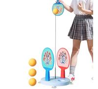 Kit D'entraînement De Tennis De Table | Kit D'entraînement avec Tige Élastique | Set De Raquettes Interactif pour Exercice Intérieur Extérieur | Multifonction École Bureau Maison Club Débutants