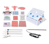 Kit d'entraînement en chirurgie laparoscopique simulée avec caméra HD et 10 modules