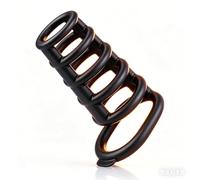Kit D'EntraîNement En Silicone Noir Multifonctionnel, Bagues Portables Durables Pour L'Exercice Musculaire Du Corps Entier-D-17