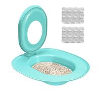 Kit d'entraînement pour litière de toilette, pot de siège d'urinoir réutilisable, pour le toilettage des animaux de compagnie, outil d'entraînement, système de transition des toilettes, tonnelle de
