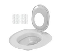 Kit d'entraîneur de Toilettes pour Chats, Ensemble d'entraînement félin intérieur, Outil de litière avec Base de ventouses, 14.37x10.24 Pouces sans Solution de Forage Chaton Appartement pour Animaux