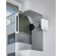 Kit d'entrée d'air hygroréglable mural / La ZUWAH Alu-P Slim Standard d'Aereco - 110161