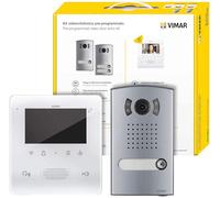 Kit d'entrée vidéo unifamiliale Vimar 7558E Haut-parleur 2 fils