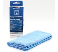 Kit d'entretien : 10 Pastilles Nettoyantes pour machines à café + chiffon en microfibre, compatible avec Siemens TK76F09/94, TK76K572/01, TK76K572/02, TK76K572/03, TK76K572/04, TK76K572/05