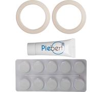 Kit d'entretien 25444 pour machines à café espresso Sage, Breville, Gastroback avec porte-filtre de 54 mm (2x joint 21531, 10x tablettes de nettoyage 8203, 10ml de graisse spéciale)