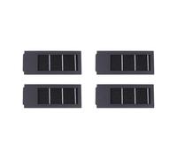 Kit d'entretien 6 en 1 compatible avec l'aspirateur robot Ecovacs Deebot X2 Omni: brosse rotative, filtre, sac à poussière, serpillière, brosse latérale (noir). Pièces de rechange.(4 X Filter B)