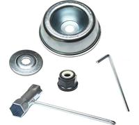 Kit d'entretien adaptateur lame compatible Stihl FS55 | Kit complet d'adaptateur de lame avec rondelle de poussée, plaque de cavalier, écrou de collier et clés compatibles avec les