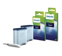 Kit d'entretien AquaClean pour Machine Espresso - PHILIPS CA6707/10 - Antitartre - Blanc