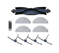 Kit d'entretien compatible avec Eufy G50 pour Hybrid L60 pour Hybrid Ses comprenant une brosse principale en forme de V, quatre brosses à bord, quatre chiffons de nettoyage et une brosse de nettoyage