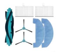Kit d'entretien complet avec rouleau principal, brosses latérales, filtres et serpillères pour aspirateur robot Midea Vcr11 Series Vcr11w Vcr11b Mi6bk Mi6wh (A)
