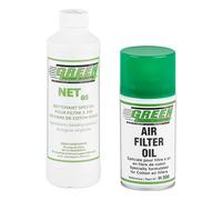 Kit d'entretien complet GREEN FILTER pour filtres à air sport - 500 + 300ml