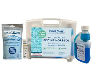 Kit d'entretien complet Poolsan Piscine Hors-sol sans chlore
