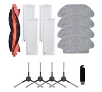 Kit d'entretien complet pour aspirateur robot Karcher RCV 3 avec brosse principale, brosses latérales, filtres, serpillères, brosse de nettoyage