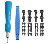 Kit d'entretien complet pour sonnette Ring Doorbell 40 vis avec 2 tournevis pour un remplacement facile