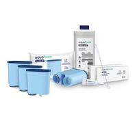 Kit d'entretien conçu pour les machines espresso Philips, Saeco (4 Filtres, Détartrant 1l, 20 pastilles dégraissantes, Graisse)