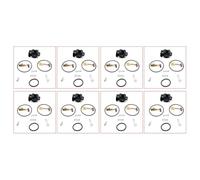 Kit d'entretien de balais de charbon de démarreur électrique, outil de réparation de moto Compatible avec SXF XCFW EXCF FC FE FS modèle 79240001000(8 KIT)