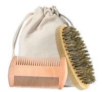 Kit d'entretien de barbe pour homme - Outil de coupe précis et huile adoucissante pour une barbe propre et coiffée