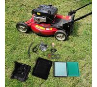 Kit d'entretien de carburateur et filtre à air pour tondeuse à gazon Honda GCV160/GCV160A/GCV160LA avec joints de filtre à carburant et conduites de rechange OEM 16100-Z0L-023 en acier et plastique