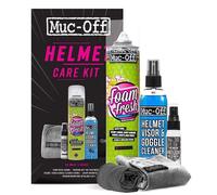 Kit d'entretien de casque Muc-Off - mousse fraîche, nettoyant visière, anti...