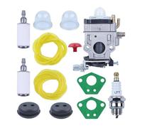 Kit d'entretien de Filtre de Conduite de Carburant for carburateur, clapet Anti-Retour, adapté au Moteur 2 Temps 43cc, cultivateur S-CV-43 SCV43