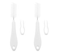 Kit d'entretien de Fontaine à Chat, Nettoyage Profond, Lot de 2 Set de Set | Brosse, Pince et Outil de Clip, pour Dépôt Minéral, Pièces en Plastique et Silicone