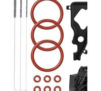Kit d'entretien de joints d'étanchéité compatible avec Siemens EQ5/6/7/8, avec 9 joints toriques pour unité de percolation et 4 pinceaux, compatible avec Bosch, Balay, Constructa, Neff, Gaggenau