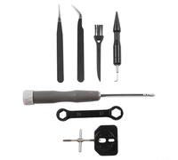 Kit d'entretien de matériel de pêche avec plusieurs outils pour un nettoyage et une réparation efficaces des moulinets (style basique)