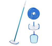 Kit d'Entretien de Piscine 4 pcs Nettoyeur Outils Nettoyage de Piscine vidaXL