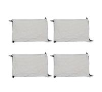 Kit d'entretien de Piscine Lavable et réutilisable de qualité supérieure pour nettoyeurs de Piscine série MeranusPower4, polyéthylène de Haute qualité, 25 x 16 x 4 cm, Lot de 4
