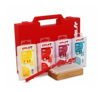Kit d'entretien de ski Vola Race Set Rouge TU
