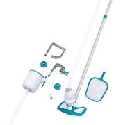 Bestway AquaClean Kit d’entretien de piscine Deluxe avec aspirateur et skimmer
