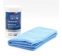 (Kit d'entretien) Détartrant rapide pour lave-linge et lave-vaisselle + chiffon en microfibre compatible avec Bosch, Siemens, Gaggenau, Neff 00312330-250g Détartrant - Accessoires, pièces détachées