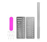 Kit d'entretien électronique avec 20 broches pour carte de processeur, de restauration de circuits imprimés, puce, puce, processeur, outil de retrait de colle