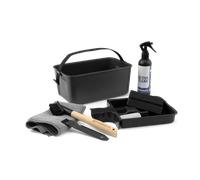 Husqvarna Kit de nettoyage et d'entretien Automower - Kit d'entretien complet avec brosses, tournevis, tampon abrasif, chiffon et spray d'entretien en plastique pour robot tondeuse