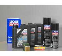 Kit d'entretien et de service pour quad Yamaha YFM 350 Raptor huile filtre bougie d'allumage chaîne