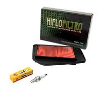 Kit d'entretien filtre à air + bougie d'allumage pour Honda CBR 125 R RS RT RW année de construction 2004-2019