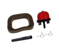 Kit d'entretien filtre et poire d'amorçage compatible avec les moteurs RS100, SP414, HP414 et RV100 des tondeuses Mountfield (pièces détachées et outils de jardin motorisés). Pièces d'entretien