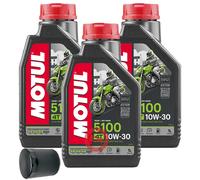 KIT D'ENTRETIEN HONDA CB 500 X 2013-2018 HUILE MOTUL 5100 10W30 + FILTRE À HUILE
