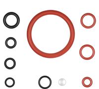 Kit d'entretien joints d'étanchéité jeu de joints pièce de rechange pour set de cuisson + valve de support convient pour Saeco Philips Spidem Miele Gaggia Set-1